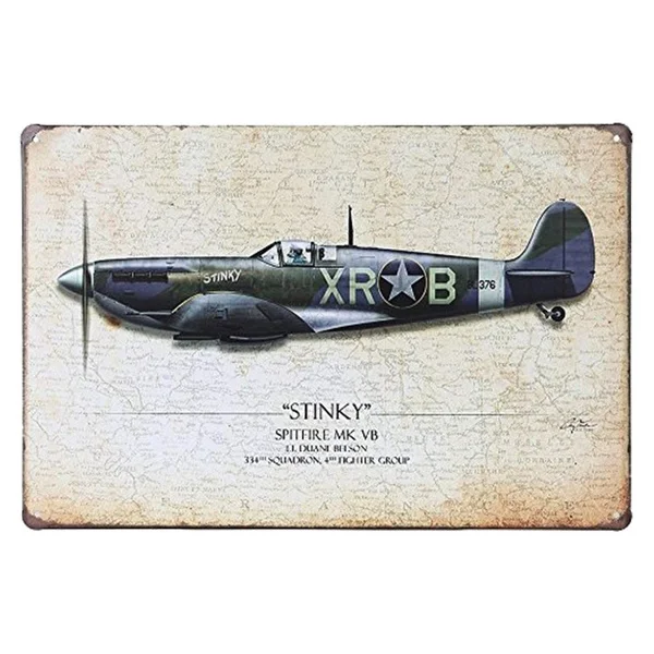 

20 x 30cm Stinky XRB Retro Vintage Metal Tin Sign 06