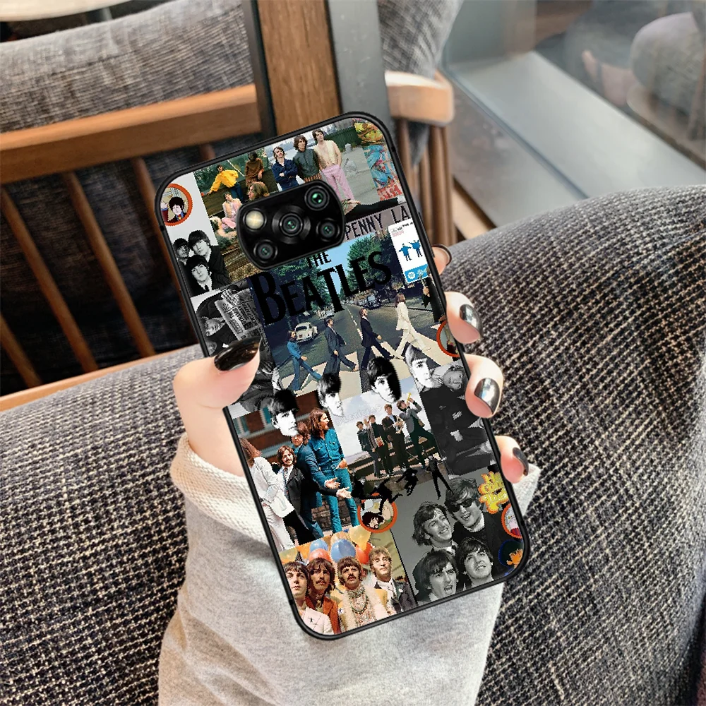 

Beatle Band Phone case Cover Hull For Xiaomi Mi A2 A3 8 9 9T Note 10 Se Lite Pro black Back Luxury Prime Silicone Shell Soft