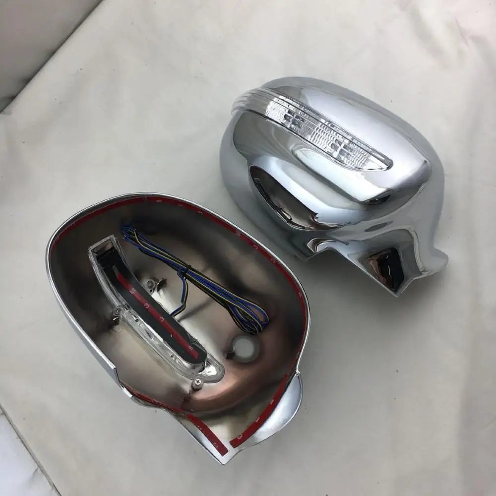ABS Chrome accessorie door mirror cover with led For Benz MB100 With light Rearview Automobile exterior fitting | Автомобили и