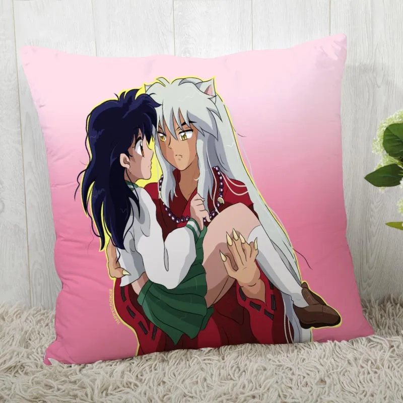 Наволочки на заказ InuYasha квадратная наволочка Рождественская Наволочка на молнии наволочка 40*40 см, 45*45 см(с одной стороны - Цвет: Pillowcase 9