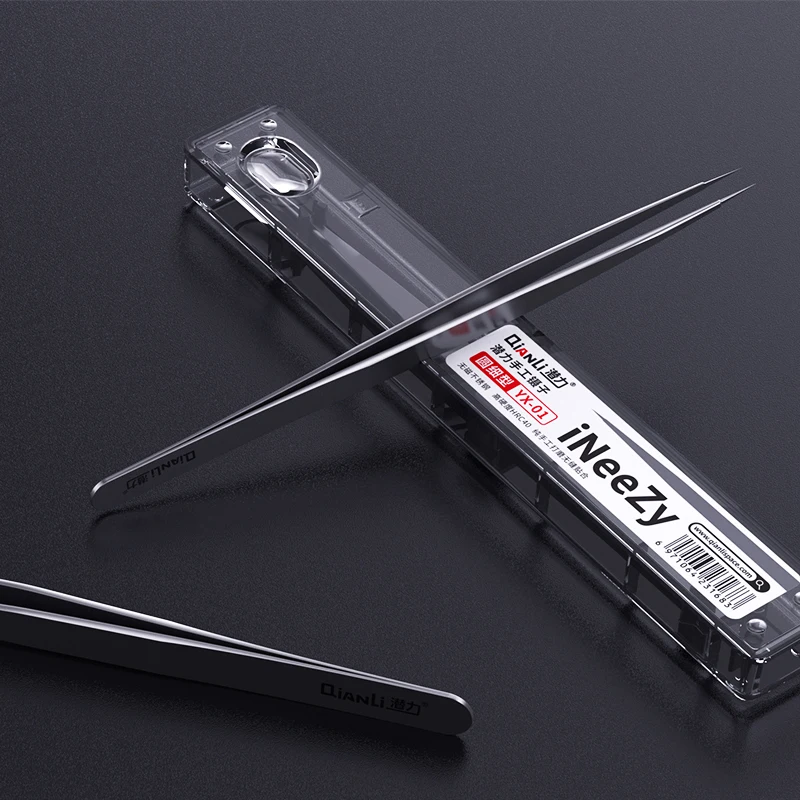 QianLi 3D tweezers Antimagnetic Flying wire tweezers Precision electronic tweezers Mobile phone SMD soldering repair tools