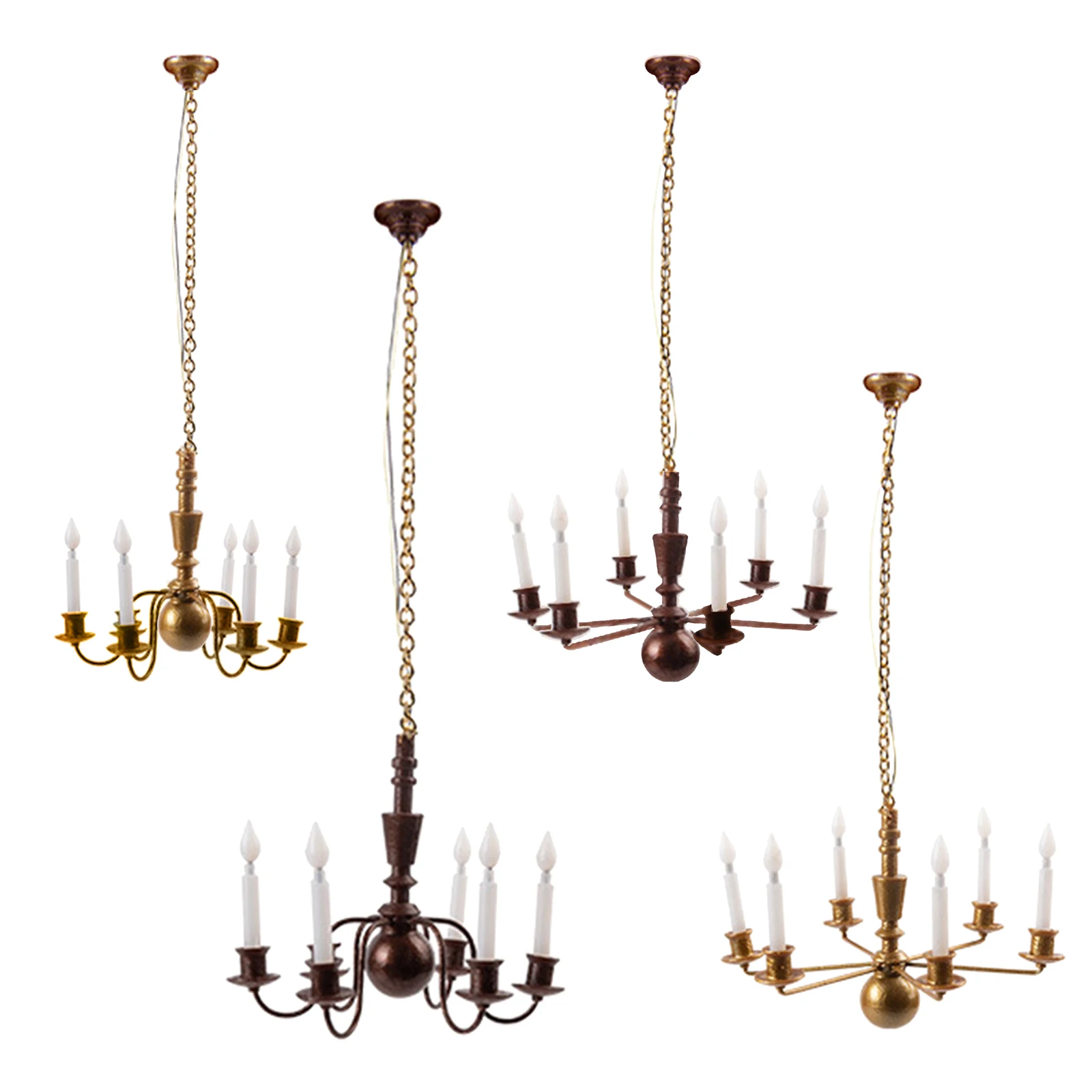 

1:87 HO Scale Ceiling Light Chandelier Sand Table Model Building Accessory