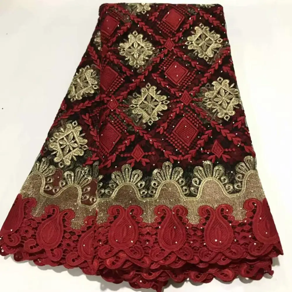 high quality green nigerian lace fabric for women dress african tulle with 5yards per FT38 | Дом и сад