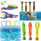 Новая игрушка для дайвинга, ракета-Акула, игрушка для игр в бассейне, водоросли, трава, бассейн, летние пляжные палочки, игрушка Дельфин ZXH