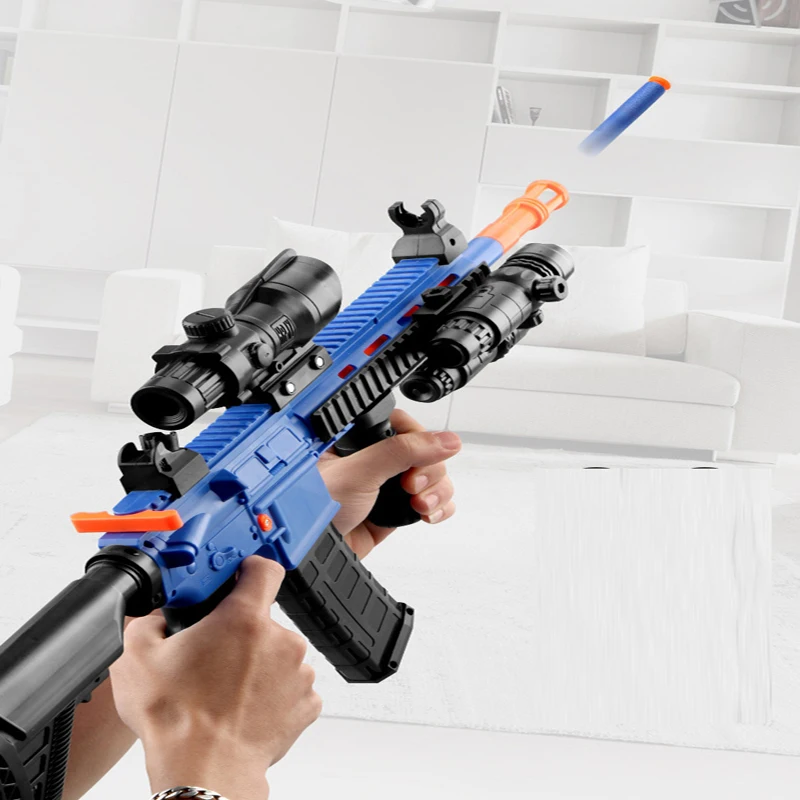 M416 пенные дротики ручной игрушечный пистолет ружье для стрельбы страйкбольный