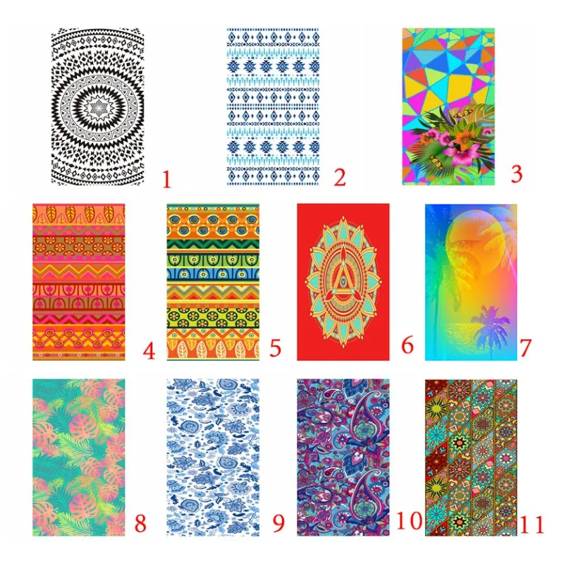 

Summer Gauze Sunscreen Long Shawl Women's Printed Beach Towel Scarf Women's Beach Cover From The Package