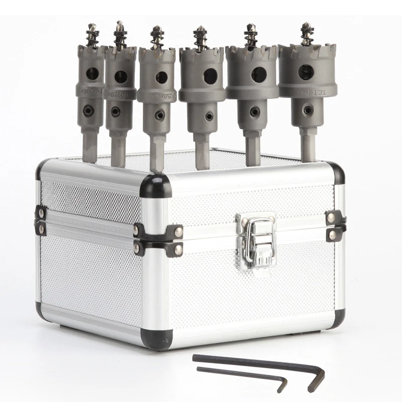 6 шт. 16-35 мм 22-65 сердечник сверло из нержавеющей стали кольцевая пила TCT