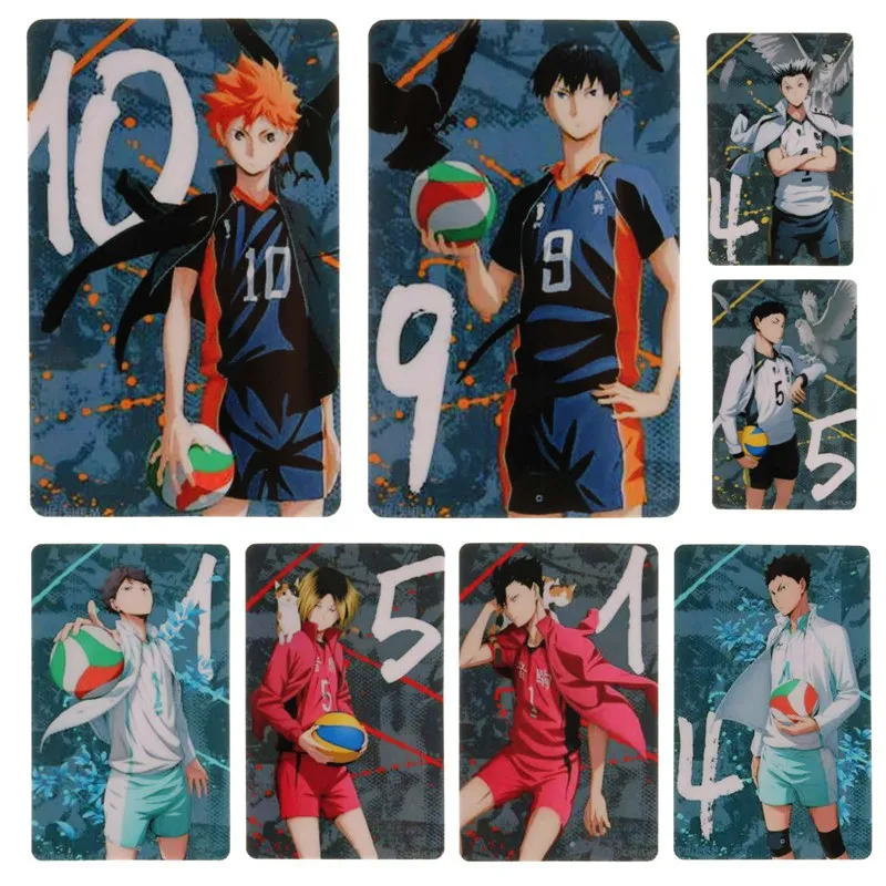 1 шт Аниме Haikyuu! Фигурки наклейки для карт IC детских игрушек украшения банковских |