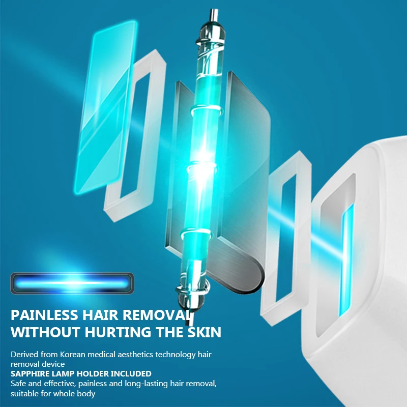 

IPL Epilator 500000 Flashes Permanent Painless Hair Removal Full Body Depilation CE ROHS Quality Laser Hair Remover Home Hold