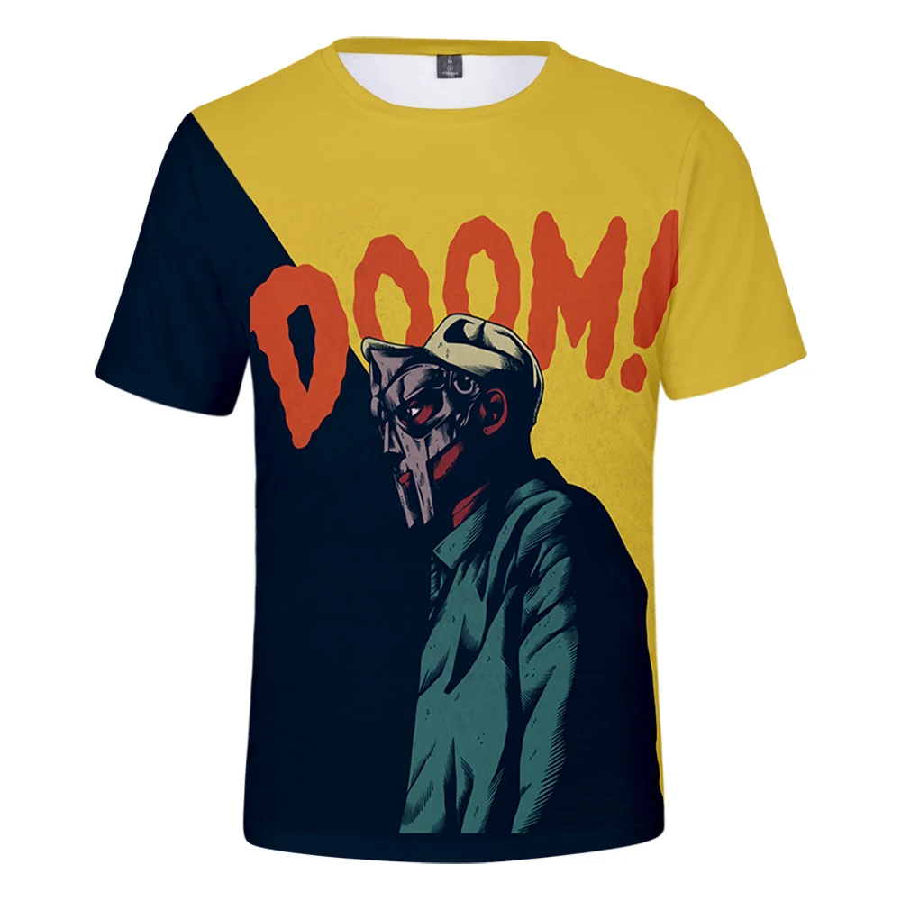 Новое поступление 2020 футболка с 3D принтом MF DOOM уличная одежда в стиле Харадзюку