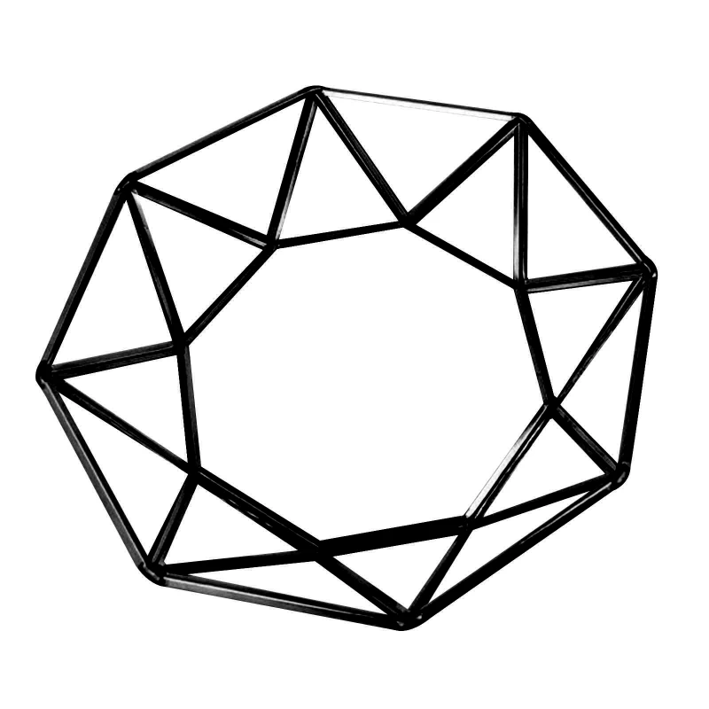 Античный поднос для ювелирных изделий Золотая латунная рамка стеклянный