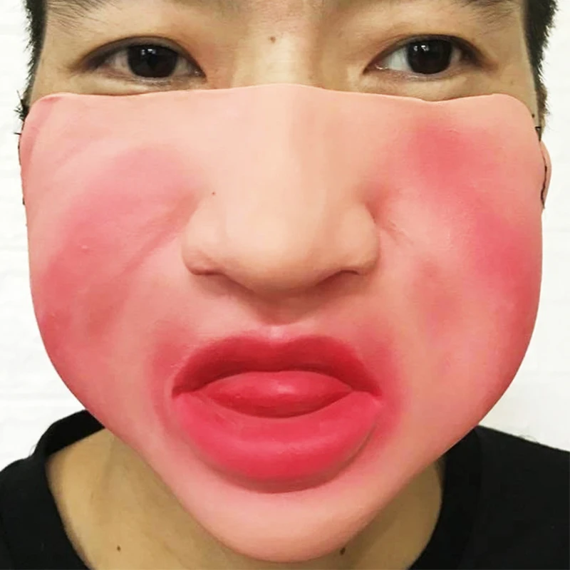 

Popular Funny Fun Mask Big Lips Headgear Pet Funny Mask Funny Toys Big-Lip Headdress Mask 30AG06