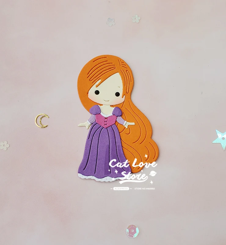 Принцесса партии металла резки штампы Скрапбукинг трафарет высечки карты