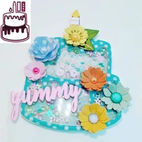 new birthday candles metal cutting die mould scrapbook decoration embossed photo album decoration card making diy handicrafts