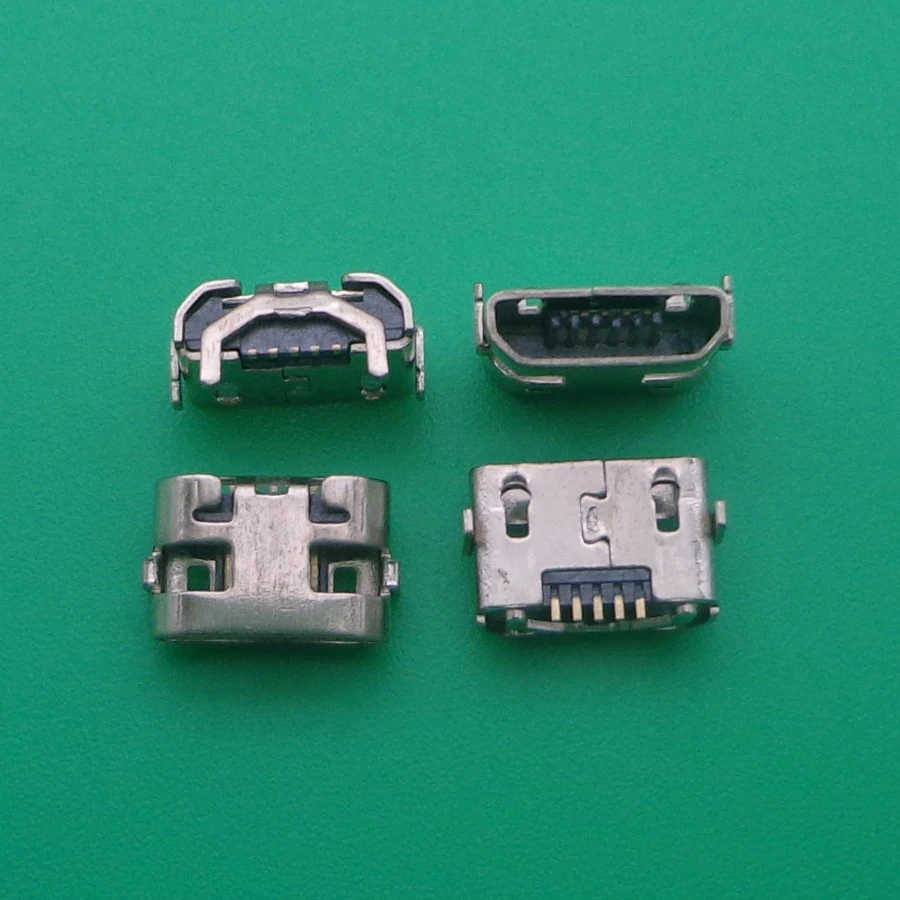 100 шт. для Alcatel POP 2 OT 5042 Mini Micro USB jack DC разъем зарядки штекер питания док станции 5 pin
