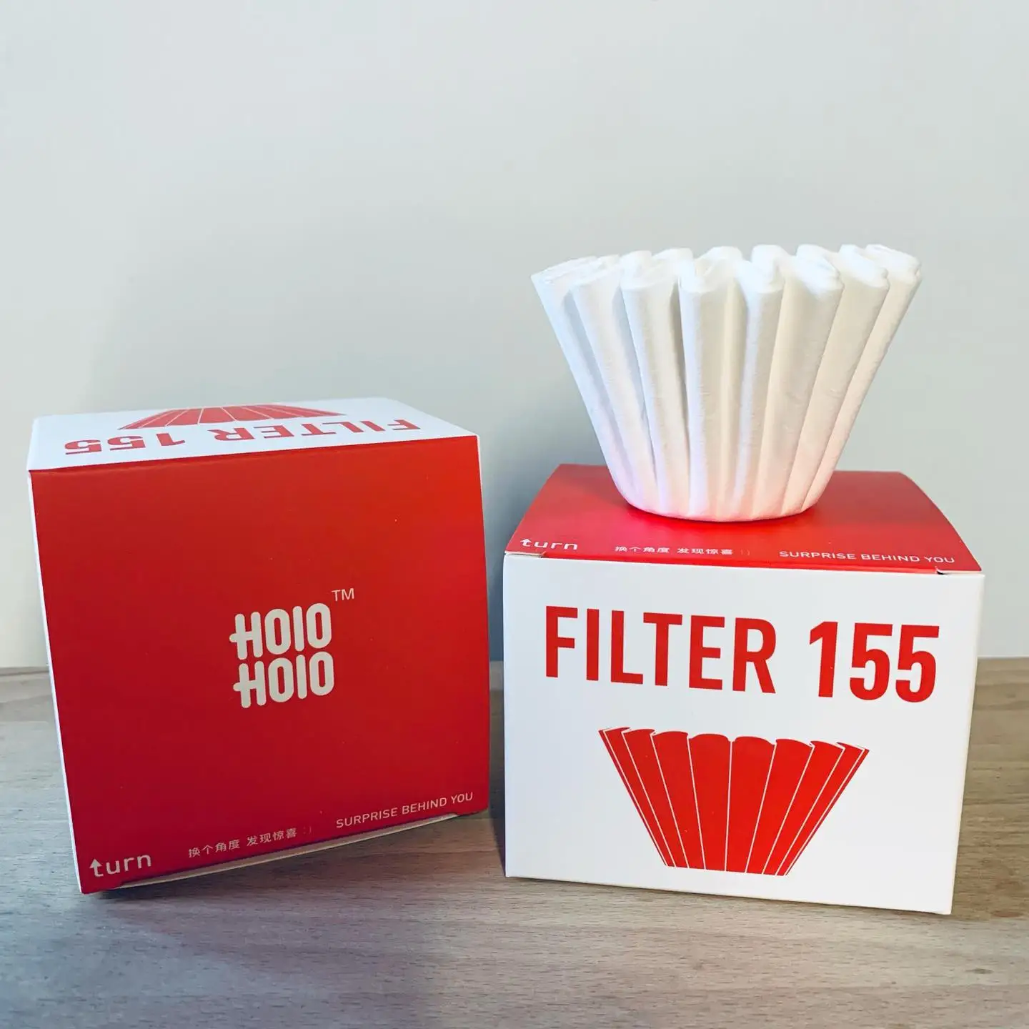 Гологологолографический волновой бумажный фильтр для кофе #155 фильтровальная