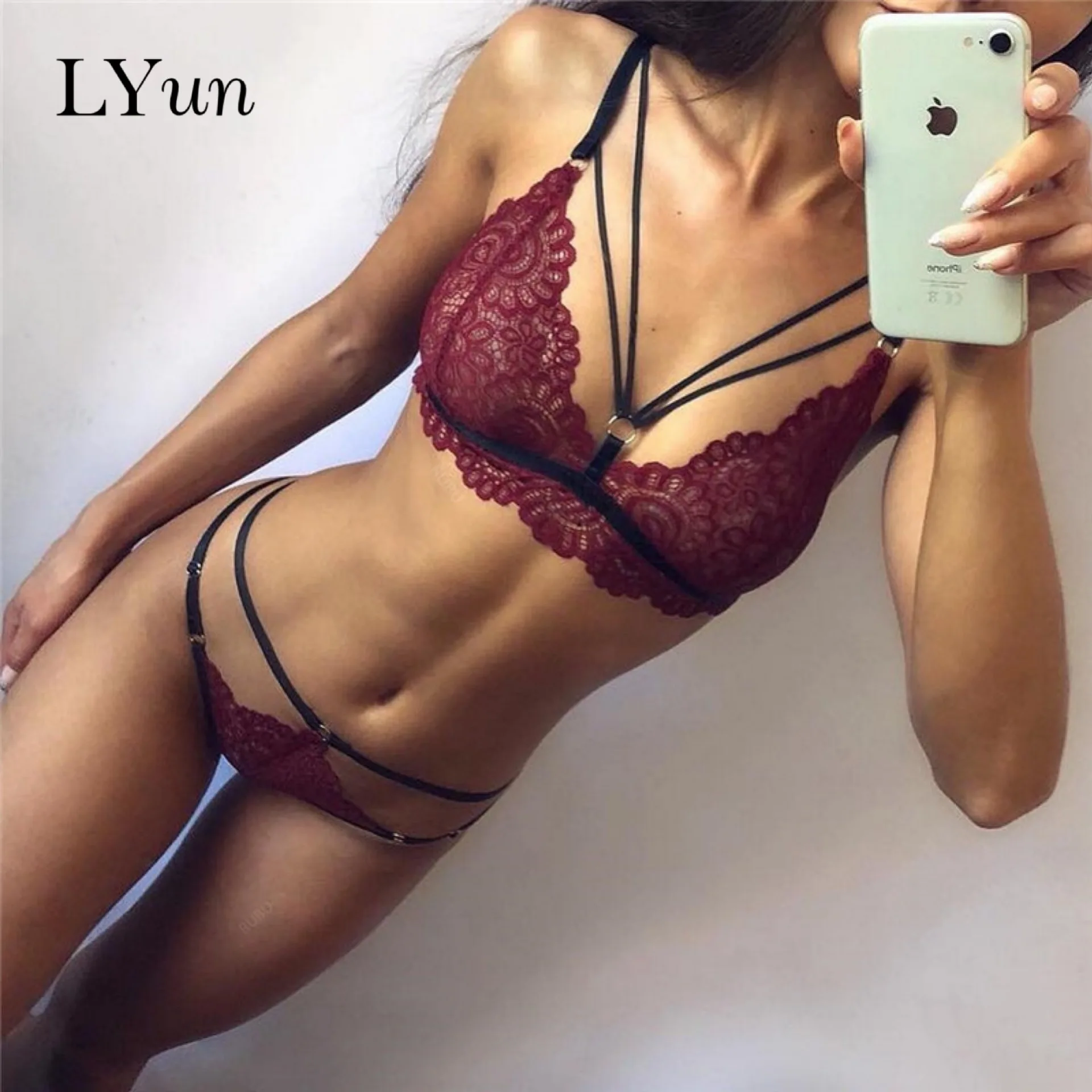 LYbandage кружевной сексуальный костюм 2019 взрывное сексуальное нижнее белье женское