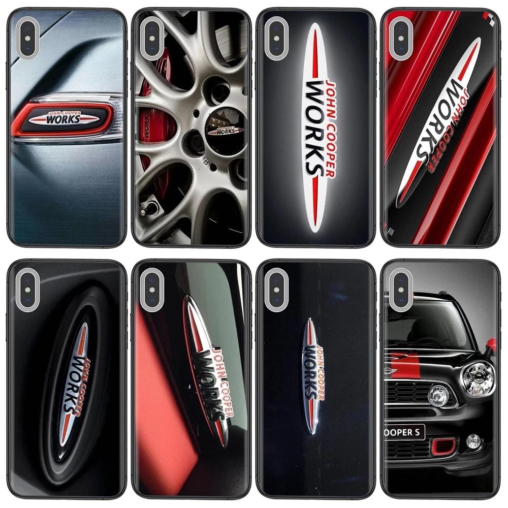 Мягкий чехол из ТПУ очень дешевый постер с логотипом Mini Cooper Jcw для Xiaomi Mi 10 11 9 10T Pro