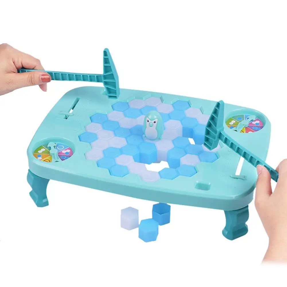 Настольные игры Пазлы Пингвин Ice обстрел кубики льда спасти пингвина стук