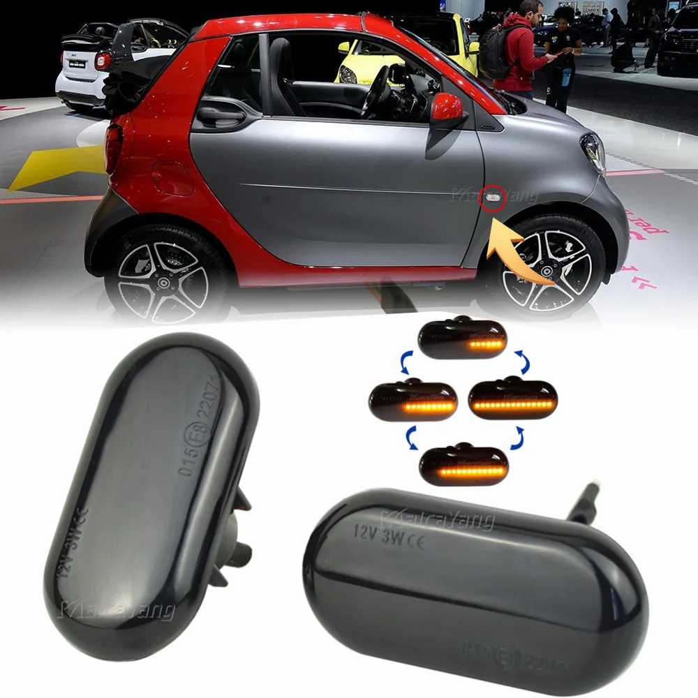

Dynamic Side Marker For Opel MOVANO VIVARO Nissan INTERSTAR PRIMASTAR KUBISTAR Smart FORTWO Led Turn Signal Light For Renault