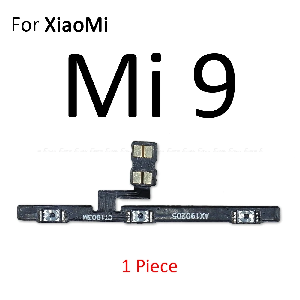 Гибкий кабель с кнопкой включения и выключения громкости для Xiaomi mi 9T 9 8 A1 A2 Lite Red mi Note 7 6 5 Pro 7A 6A S2 PocoPhone F1 - Цвет: For Xiaomi Mi 9