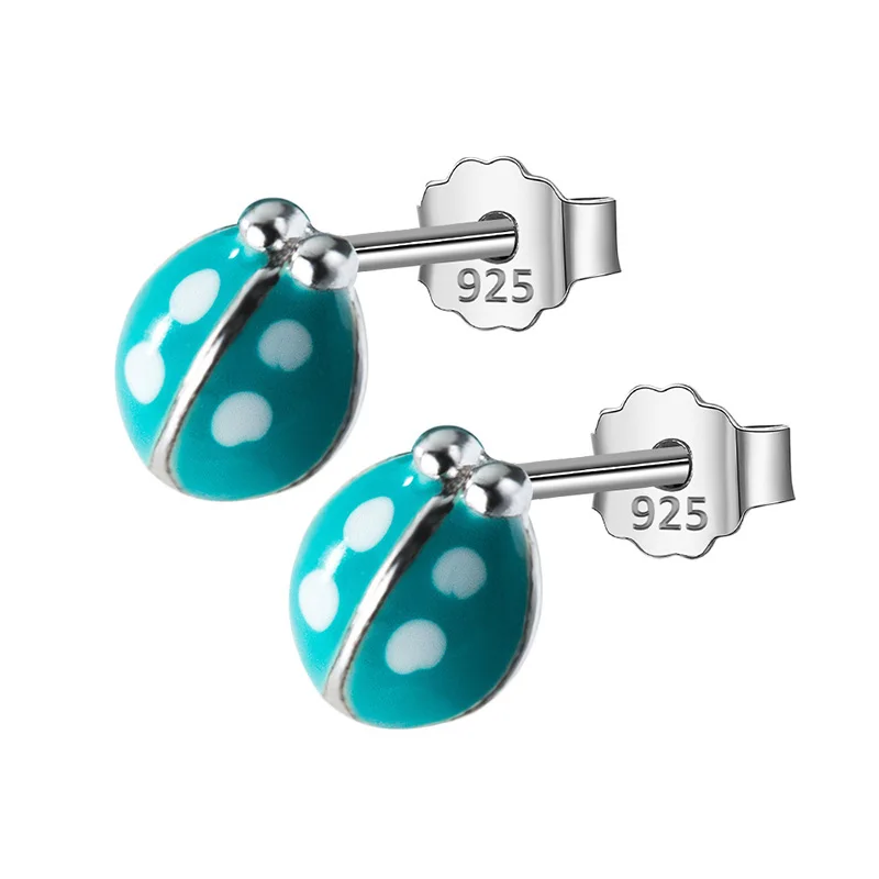 Женские серьги пусеты Trusta модные милые миниатюрные из 100% стерлингового серебра