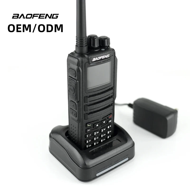 baofeng dmr dm 1701 50km dmo ham transmitter 10w walkie talkie 2200mah transreceiver 136 174400 520mhz two way radio vhfu free global shipping