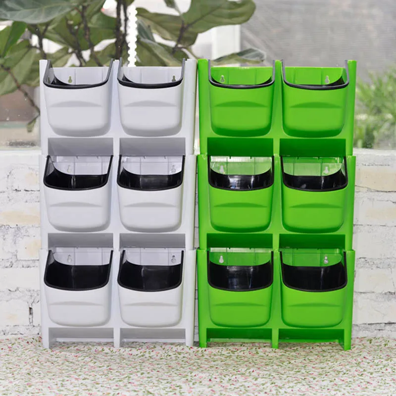 1 шт. настенный висящий вертикально цветочный горшок украшение для домашнего