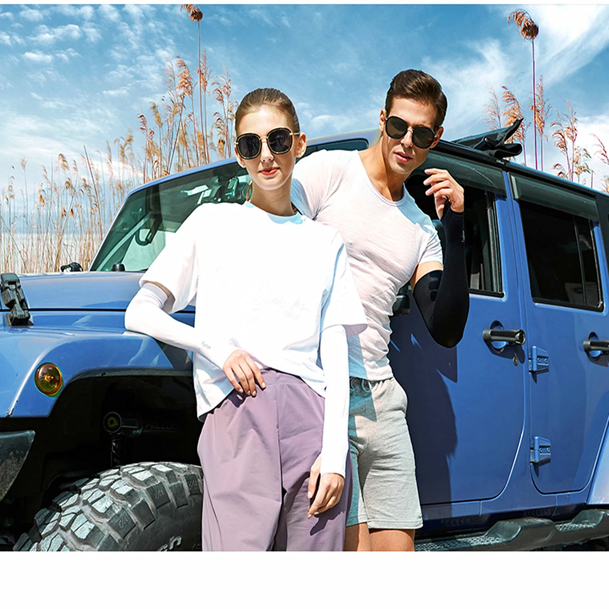 2 шт. мужские Нескользящие летние спортивные перчатки с защитой от УФ-лучей |