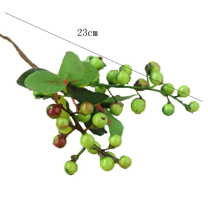 

Artificial Berry Fake red berries cherry 4 Colors Christmas Flower Stamen For home New Year Christmas Decoration