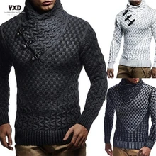 Men clothes Hot Warm Sweaters Warm Hedging Turtleneck Pullovers Sweater Mens Casual Knitwear Slim Winter Sweater Male New Brand