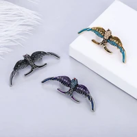 high quality original design eagle bird shape brooch pins enamel brooches for women korean fashion accessories 2021 friend gift