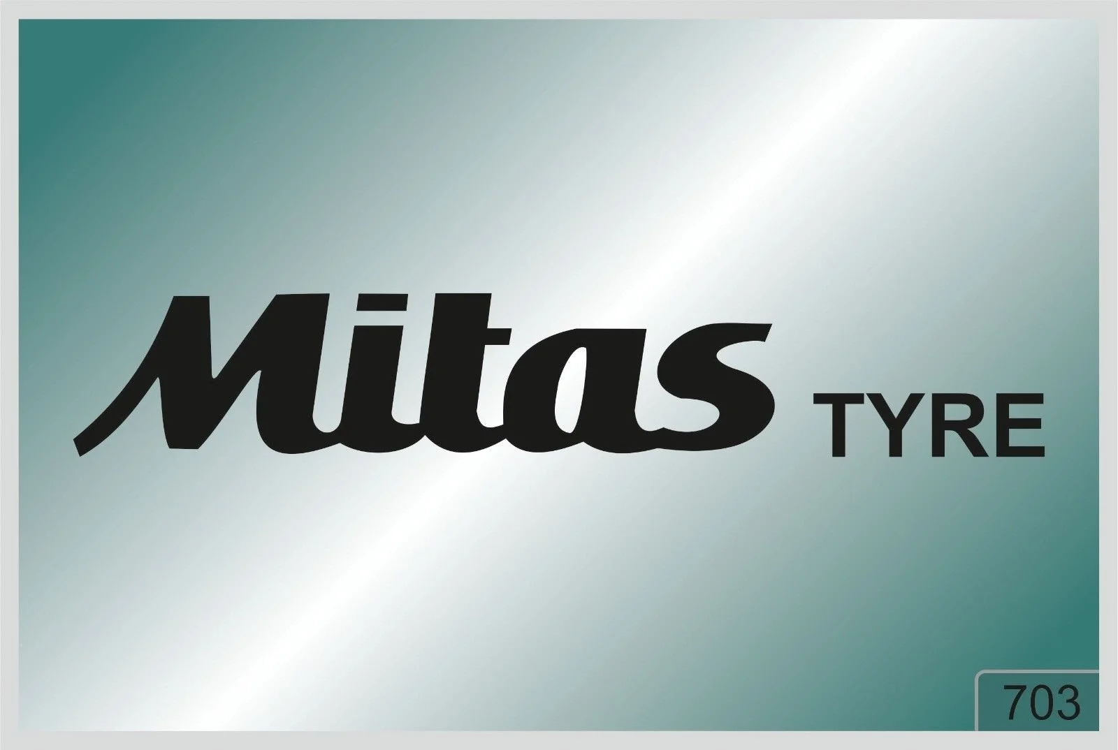 

MITAS tyre x2 pcs. stickers - HIGH QUALITY DECALS different colors 703