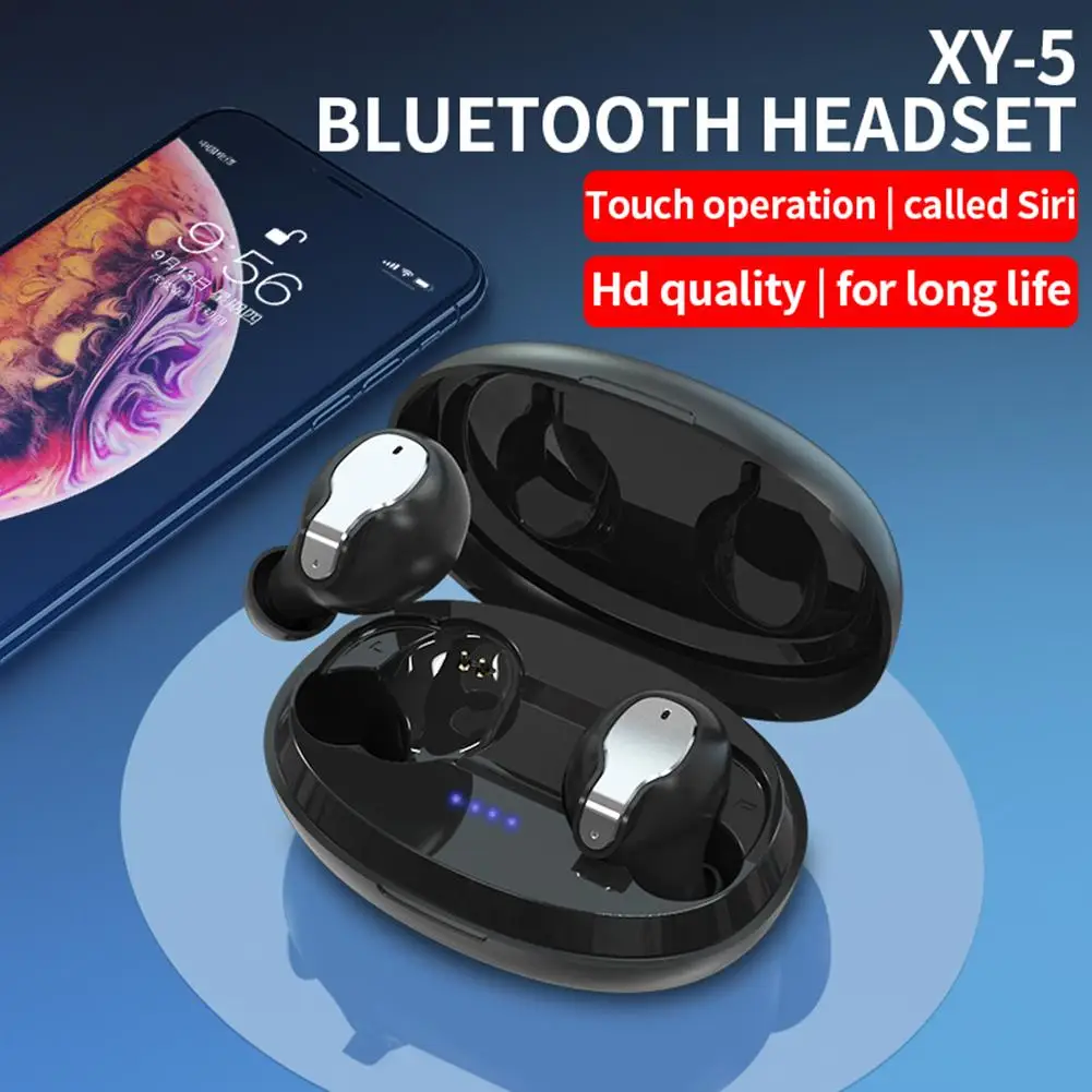 XY-5 сенсорная bluetooth-гарнитура настоящая Беспроводная стереогарнитура Спортивная