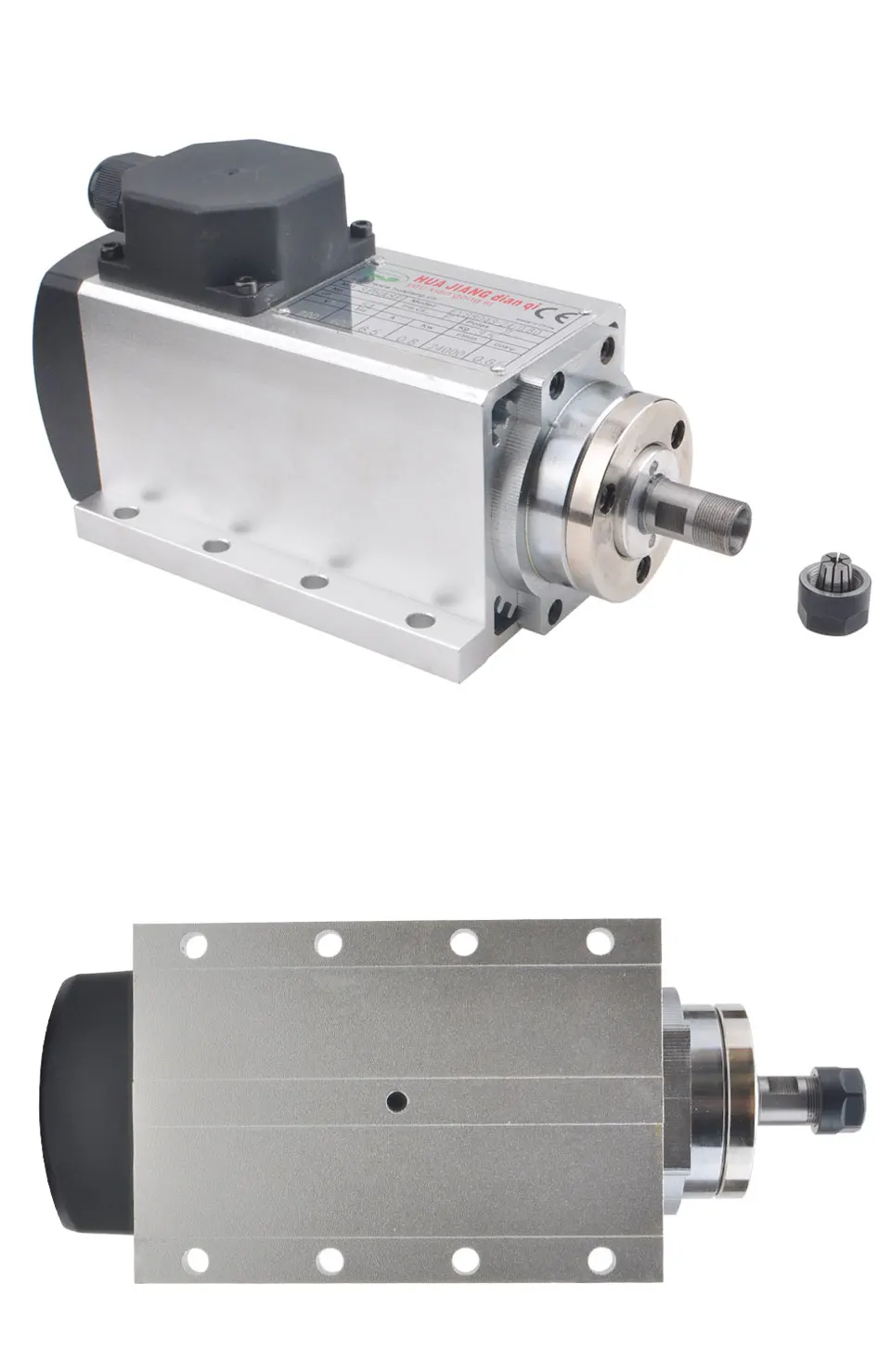 Daedalus CNC мотор шпинделя 110 В/220 В шпиндель 0.8квт с воздушным охлаждением квадратный двигатель ER11 Фрезерный резак гравировальный инструмент