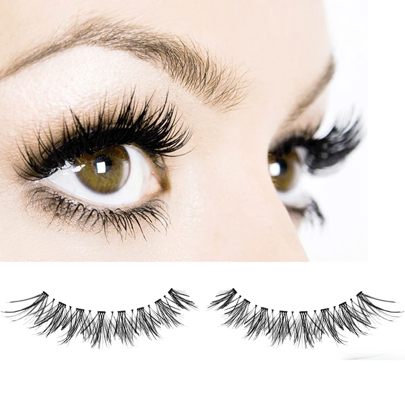 5 Pairs Natural Long Bushy Cross False Eyelashes Cilios Extension Artificial Eyelash Maquiagem Makeup Eye Fake Handmade Min N9Y3 | Красота и