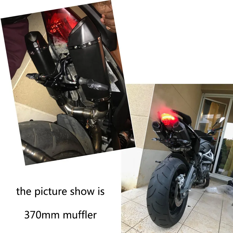 Выхлопная система для мотоцикла Benelli 600 из нержавеющей стали 51 мм с двумя