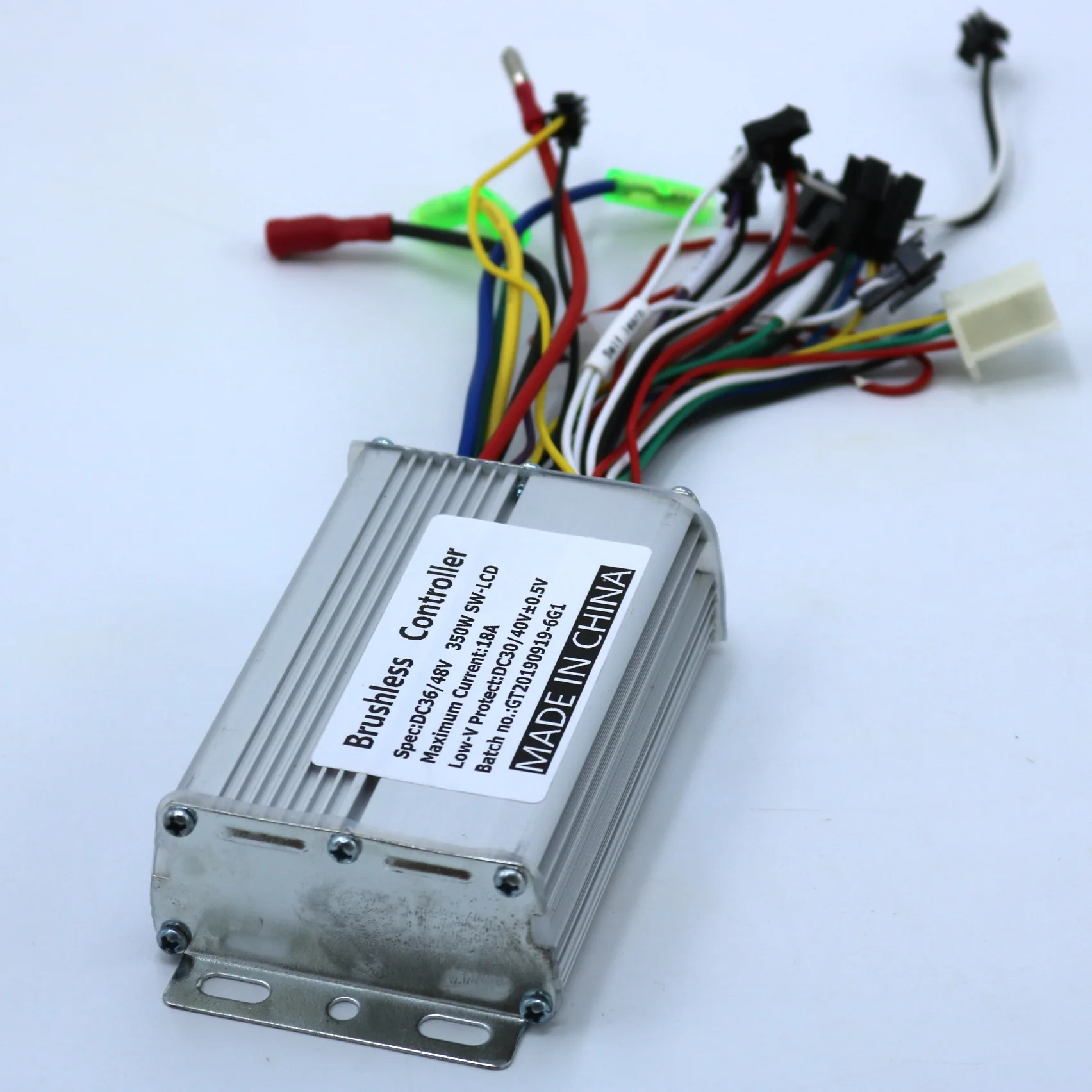 Greentime 36V 48V 350W 18A мотор-контроллер постоянного тока без щетки контроллер электровелосипеда+ SW-LCD Дисплей один комплект