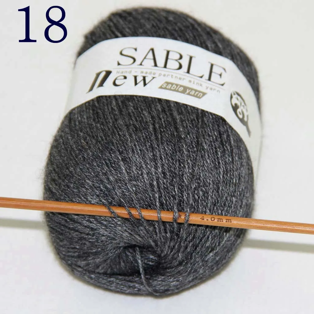

Sale 6*50gr Super Soft Pure Sable Cashmere Wrap Shawls Hand Knit Wool Crochet Yarn Dim Gray 243-18-6