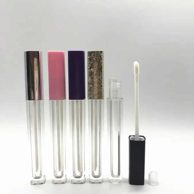 100 шт 4 5 мл пустая прозрачная трубка для блеска губ. Пластиковый Косметический