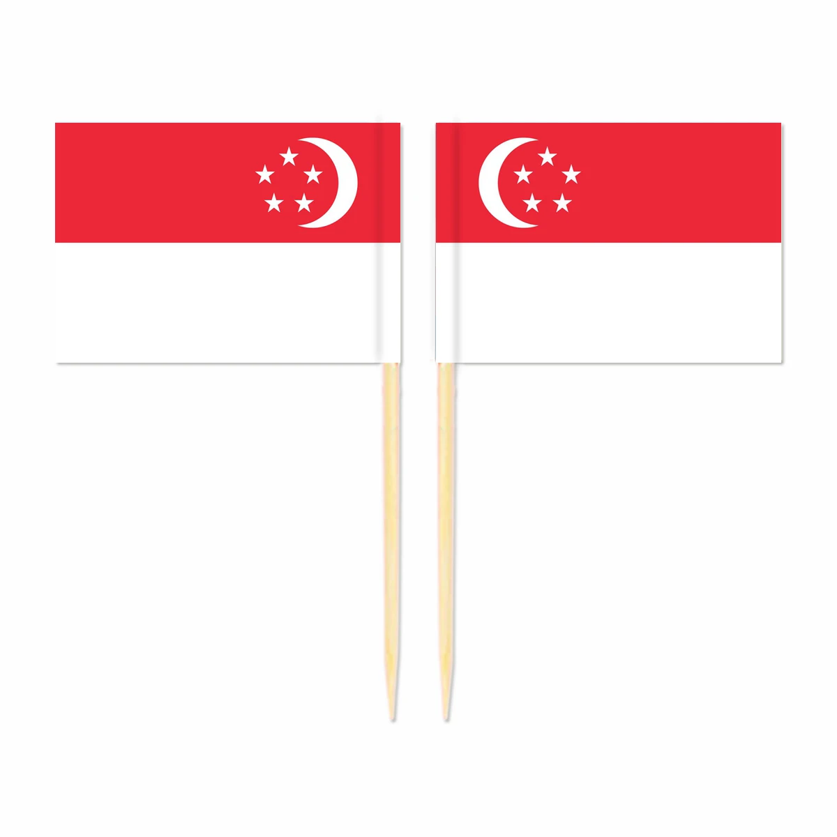 

Сингапурский флаг зубочисток 3,5X2,5 см Топпер для торта для вечерние НКИ кекса свадебные принадлежности для будущей мамы прекрасные украшени...