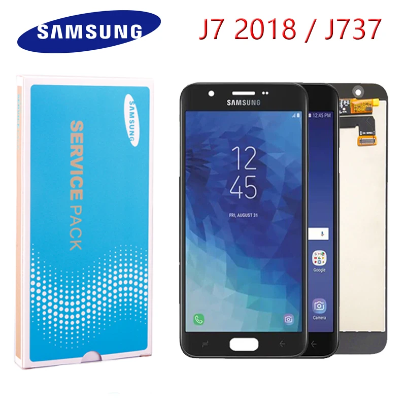5 ''LCD Замена для SAMSUNG Galaxy J7 2018 J737 дисплей сенсорный экран дигитайзер с сервисным