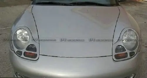 Автомобильный Стайлинг для Porsche 911 996 углеродное волокно фары брови век |