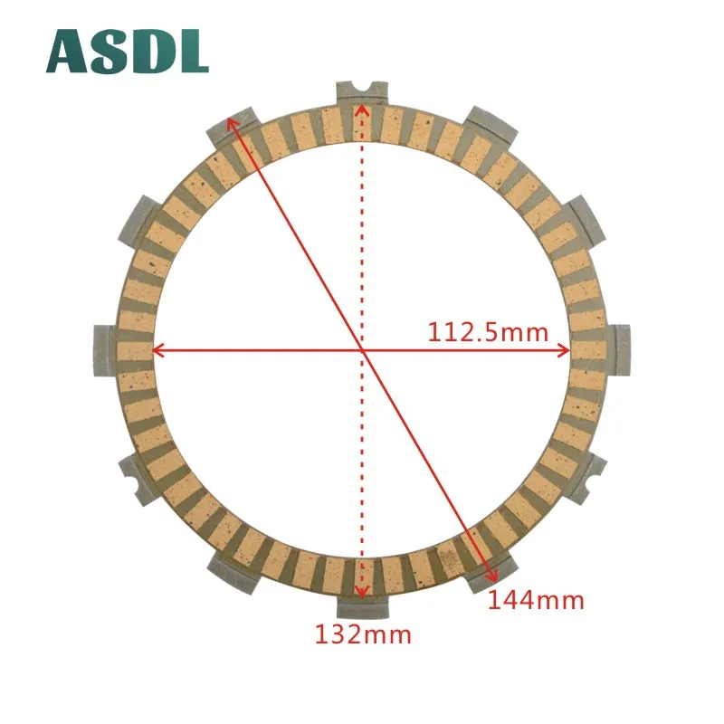 Запчасти для двигателя мотоцикла комплект фрикционных пластин сцепления Kawasaki ZXR