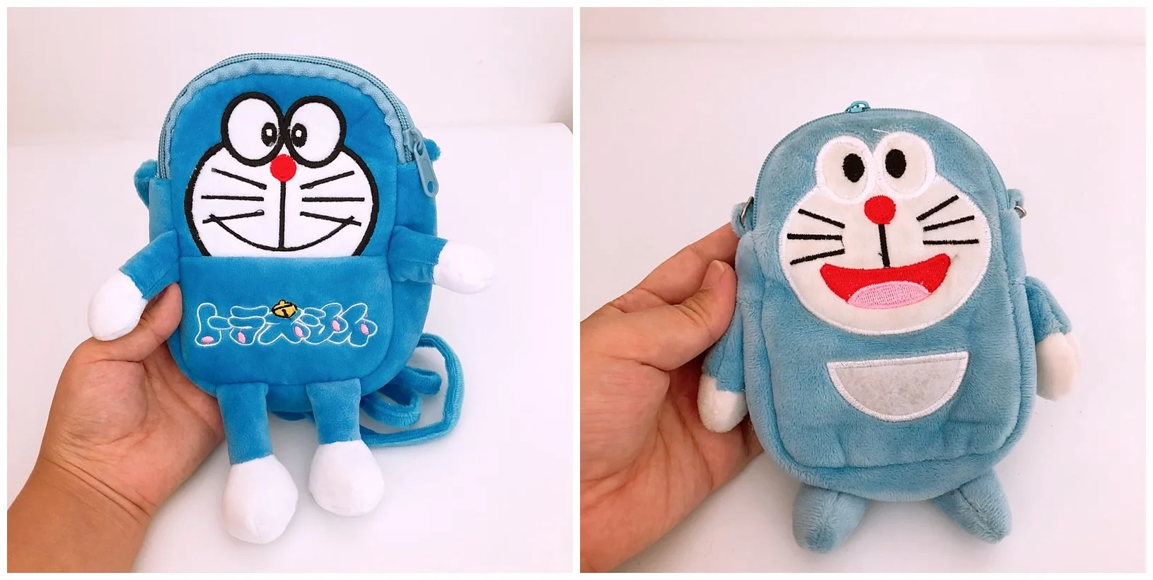 

LISM Doraemon, аниме, плюшевая сумка на плечо, сумки с мультипликационным принтом, мягкая сумка-тоут, сумки для телефона, монеты, кошелек, карты, дет...