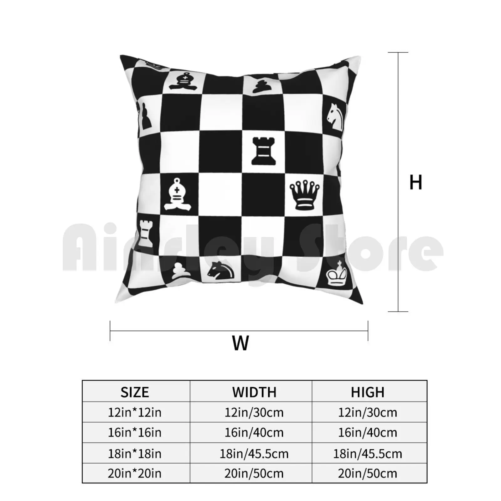 Шахматы вы живете только один раз подушка искусственная печать домашняя мягкая