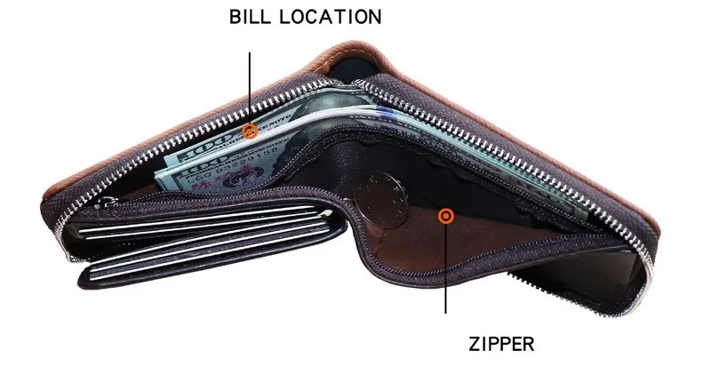 Новинка 2021 мужской кошелек повседневный Короткий Мужской клатч кожаный