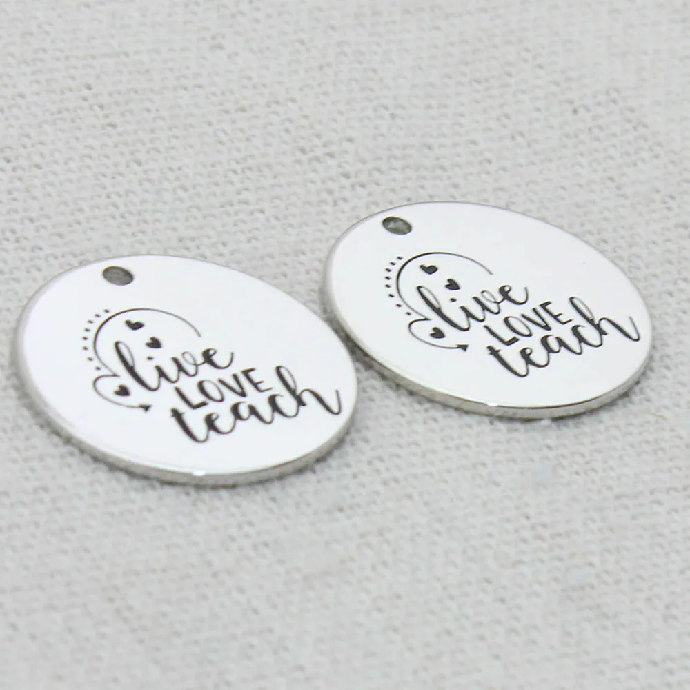 LIVE LOVE научить ожерелье ювелирные изделия Egraved подарки цепочки колье 2021 тренд