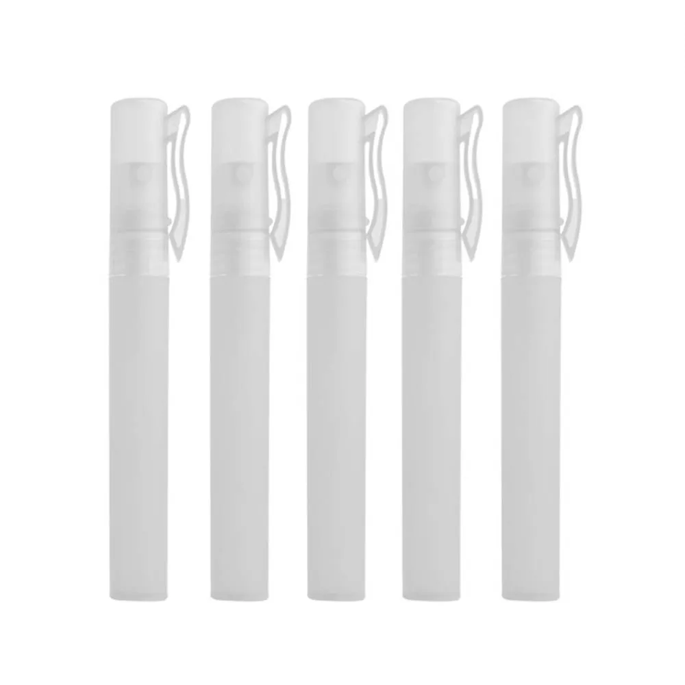 

12pcs/lot 8ml plastic refillable perfume spray pen atomizer empty Hand Sanitizer Spray bottles