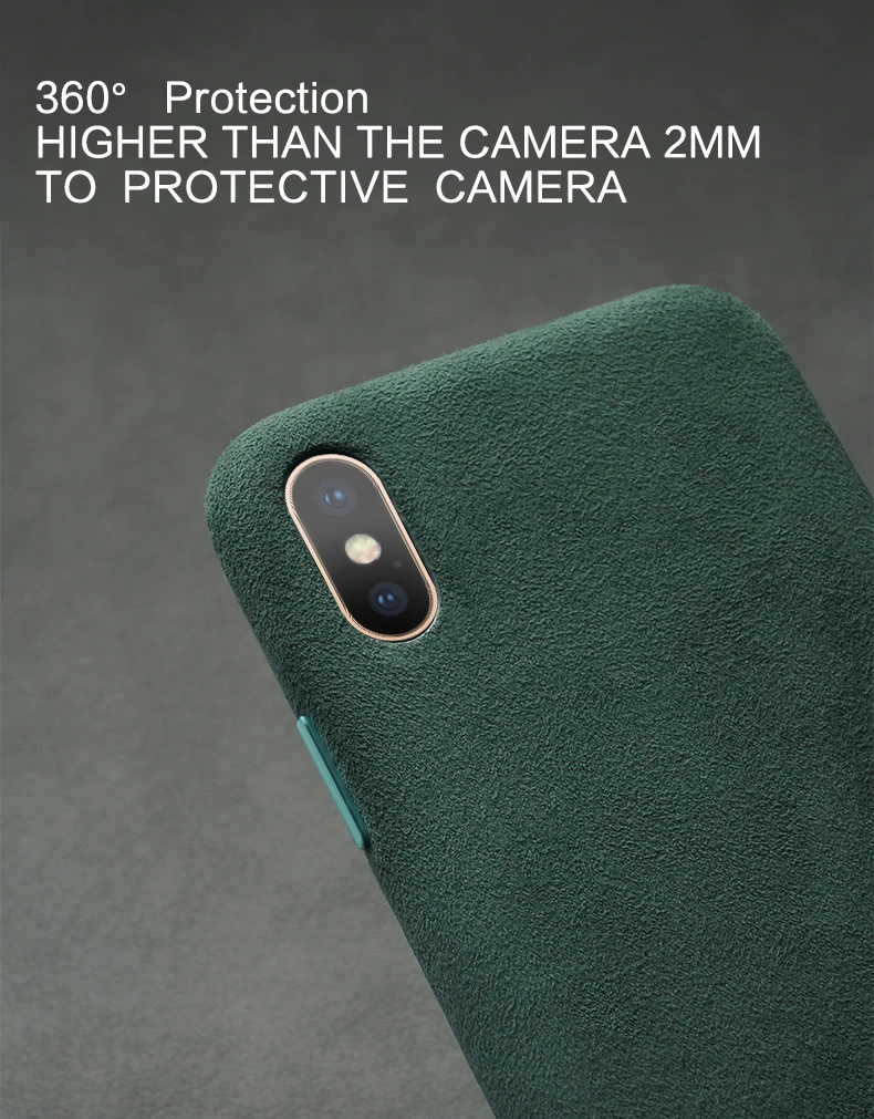 SanCore для iPhone X XS Max чехол для телефона кожа Полная защита Алькантара бизнес кожа Роскошный телефон оболочка замша задняя крышка